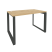 Стол рабочий на О-образном м/к Onix O.MO-SP-2.7 1180x720x750 (Тиквуд Темный/Белый Металл)