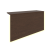 Накладка с подсветкой для Л.МП-4 Л.Н-4С 960x321x536 (Венге Цаво)