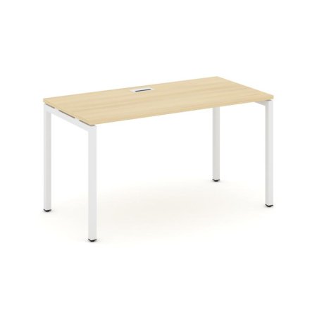Стол письменный SN-4P.SP-021 (980х800х750) (Акация Лорка/Металл Белый)