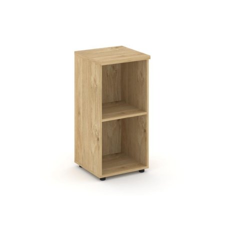 Стеллаж низкий узкий SN.STU-300 (400х400х833) (Тиквуд Светлый)