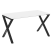 Стол рабочий VR.L-SRX-3.7 1380x720x750 (Тиквуд Темный/Белый металл)