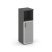 Шкаф средний узкий SN.STU.E-203(R) (400х400х1203) (Антрацит/Тиквуд Светлый/Сатин)