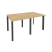 Стол переговорный Onix O.MP-PRG-2.0 1560x980x750 (Тиквуд Темный/Белый Металл)