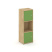Стеллаж Locker Plus LK.K-001 408x350x1203 (Дуб Аризона)