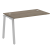 Проходной наборный элемент рабочей станции Metal System Style БА.ПРС-СП-1.2 1200x720x750 (Дуб Наварра/Серый металл)