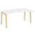 Стол эргономичный правый на деревянных опорах Onix Wood OW.SA-1R 1580x980x750 (Тиквуд Светлый/Дуб Темный)