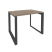 Стол рабочий на О-образном м/к Onix O.MO-SP-1.7 980x720x750 (Тиквуд Темный/Белый Металл)