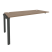 Наборный элемент рабочей станции на П-образном м/к Onix O.MP-1.NRS-4.7 1580x720x750 (Тиквуд Темный/Белый Металл)