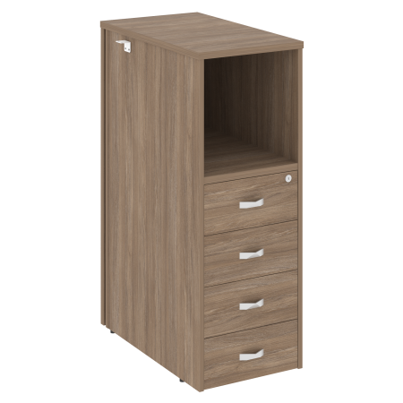 Тумба 4 ящика завершающая, правая Onix O.R-TV-4R 436x767x1185 (Дуб Аризона)