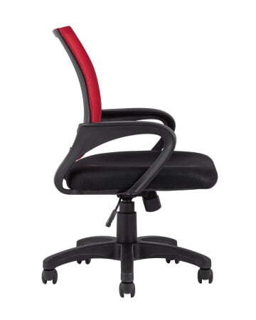 Кресло офисное TopChairs Simple красное (Компьютерное кресло Simple красный)