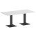 Стол прямоугольный VR.SP-5-180.2 1800x900x750 (Серый/Белый Металл)