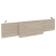 Царга стола руководителя Onix O.M-CSR-6 1740x450x54 (Дуб Аттик/Белый)