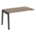 Наборный элемент рабочей станции на деревянных опорах Onix Wood OW.1.NRS-3.8 1380x800x750 (Тиквуд Светлый/Дуб Темный)