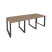 Стол переговорный Onix O.MO-PRG-3.0 2340x980x750 (Тиквуд Темный/Белый Металл)