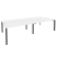 Рабочая станция на П-образном м/к Onix O.MP-D.RS-4.4.7 3160x1475x750 (Тиквуд Темный/Белый Металл)
