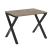 Стол рабочий VR.L-SRX-1.7 980x720x750 (Тиквуд Темный/Белый металл)