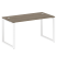 Стол письменный Metal System Style БО.СП-3 1400x720x750 (Дуб Наварра/Серый металл)