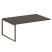 Проходной наборный элемент переговорного стола Metal System Style БО.ППРГ-5 1800x1235x750 (Дуб Наварра/Серый металл)