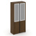 Шкаф высокий широкий Corner COR.ST-1.2R (900x450x2000) (Гикори Песочный-Ваниль | Сатин-Металл Ваниль)