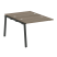 Проходной наборный элемент рабочей станции Metal System Style БА.ПРС-СП-2.1 1000x1475x750 (Дуб Наварра/Серый металл)