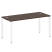 Стол письменный Metal System Style БП.СП-4 1600x720x750 (Дуб Наварра/Серый металл)