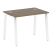 Стол письменный Metal System Style БА.СП-1 1000x720x750 (Дуб Наварра/Серый металл)