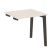 Стол-приставка к опорным элементам на деревянных опорах Onix Wood OW.SPR-0.7 780x720x750 (Тиквуд Светлый/Дуб Темный)