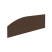 Экран Riva А.ЭКР-2 1200x450x18 (Орех Гварнери)