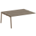 Проходной наборный элемент рабочей станции Metal System Style БА.ПРС-СП-2.5 1800x1475x750 (Дуб Наварра/Серый металл)