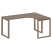 Стол криволинейный правый Metal System Style БО.СА-4 R 1600x1200x750 (Дуб Наварра/Серый металл)