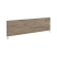 Экран боковой ЛДСП Onix O.EKR-118 1180x370x18 (Тиквуд Темный/Черный)
