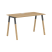 Стол прямой Forta FST 1167 1180x733x670 (Дуб Гамильтон/Черный графит)