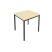 Стол письменный на металлокаркасе Slim С.СП-2 780x720x750 (Серый/Антрацит металл)