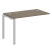 Проходной наборный элемент рабочей станции Metal System Style БП.ПРС-СП-1.2 1200x720x750 (Дуб Наварра/Серый металл)
