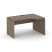 Стол рабочий эргономичный SN-D.SPA-011(R) (1380х700/980х750) (Тиквуд Светлый/Антрацит)