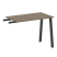Приставной элемент Metal System Style БА.ПР-3 1000x600x750 (Дуб Наварра/Серый металл)