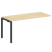 Проходной наборный элемент рабочей станции Metal System Style БП.ПРС-СП-1.4 1600x720x750 (Дуб Наварра/Серый металл)