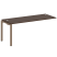Проходной наборный элемент рабочей станции Metal System Style БП.ПРС-СП-1.5 1800x720x750 (Дуб Наварра/Серый металл)