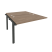 Наборный элемент рабочей станции на м/к Onix O.M-2.NRS-2.8 1180x1635x750 (Тиквуд Темный/Белый Металл)