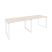 Рабочая станция на О-образном м/к Onix O.MO-RS-2.2.7 2360x720x750 (Тиквуд Темный/Белый Металл)