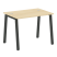 Стол письменный Metal System Style БА.СП-1 1000x720x750 (Дуб Наварра/Серый металл)