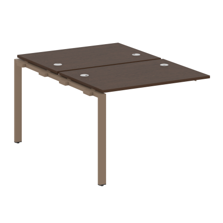 Проходной наборный элемент рабочей станции Metal System Style БП.ПРС-СП-2.1 1000x1475x750 (Венге Цаво/Мокко металл)