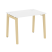 Стол рабочий на деревянных опорах Onix Wood OW.SP-1.7 980x720x750 (Тиквуд Светлый/Дуб Темный)