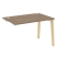 Стол-приставка к опорным элементам на деревянных опорах Onix Wood OW.SPR-2.8 1180x800x750 (Тиквуд Светлый/Дуб Темный)