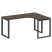 Стол криволинейный правый Metal System Style БО.СА-4 R 1600x1200x750 (Дуб Наварра/Серый металл)