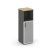 Шкаф средний узкий SN.STU.E-203(R) (400х400х1203) (Антрацит/Тиквуд Светлый/Сатин)