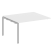 Проходной наборный элемент переговорного стола Metal System Style БП.ППРГ-3 1400x1235x750 (Дуб Наварра/Серый металл)