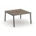 Рабочая станция 2-х сторонняя SN-6A.DRS-021 (980х1632х750) (Тиквуд Светлый/Металл Антрацит)