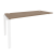 Наборный элемент рабочей станции на П-образном м/к Onix O.MP-1.NRS-4.7 1580x720x750 (Тиквуд Темный/Белый Металл)