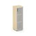 Шкаф средний узкий SN.STU-206(R) (400х400х1203) (Антрацит/Тиквуд Светлый/Сатин)